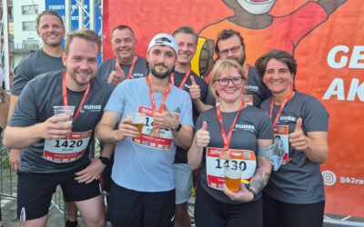 Kuhse Team beim b2run in Hamburg