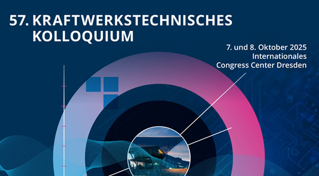 Kuhse auf dem Kraft­werks­tech­ni­schen Kollo­quium