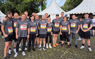 Kuhse Team beim b2run in Hamburg